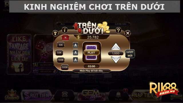 Học hỏi kinh nghiệm chơi Trên dưới của cao thủ